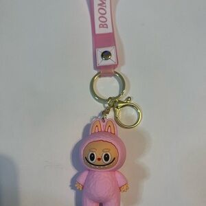 Pink Labubu  Keychain